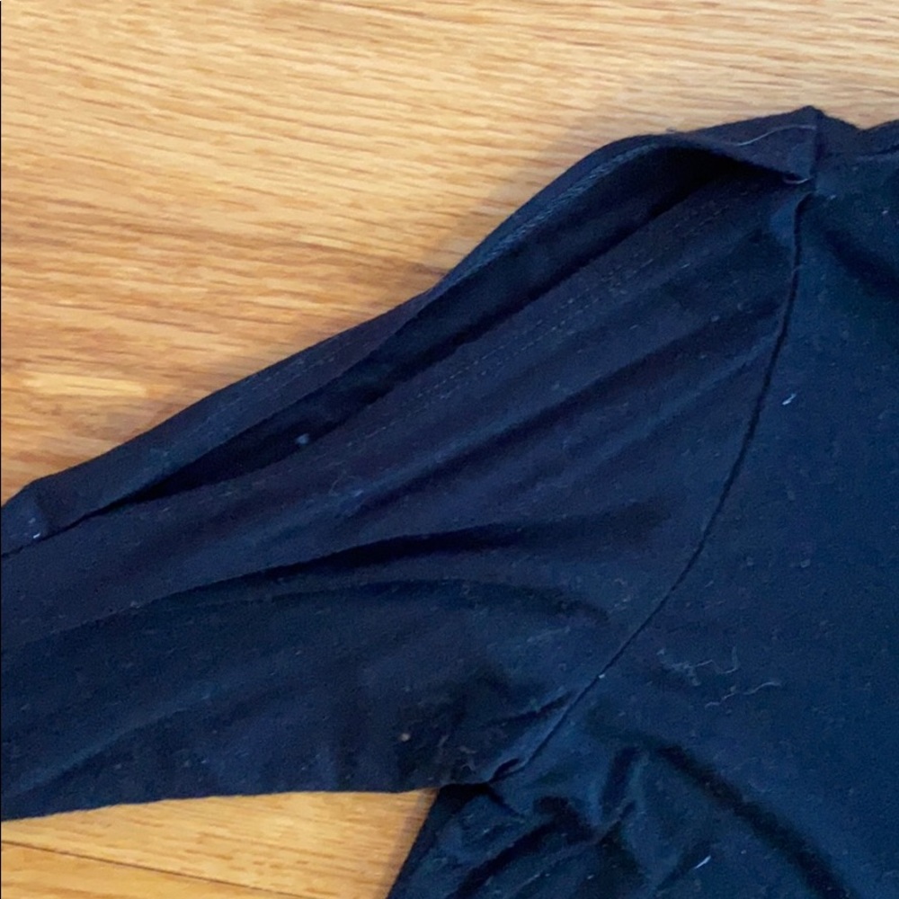 Shopbop LNA Black Cotton Long Sleeve Swing Dress - Picture 2 of 4